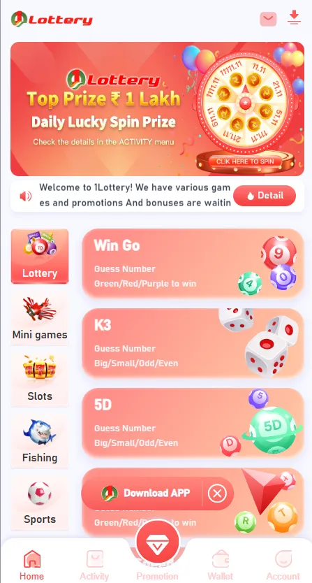 1 Lottery Game